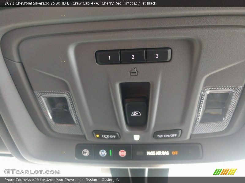 Cherry Red Tintcoat / Jet Black 2021 Chevrolet Silverado 2500HD LT Crew Cab 4x4