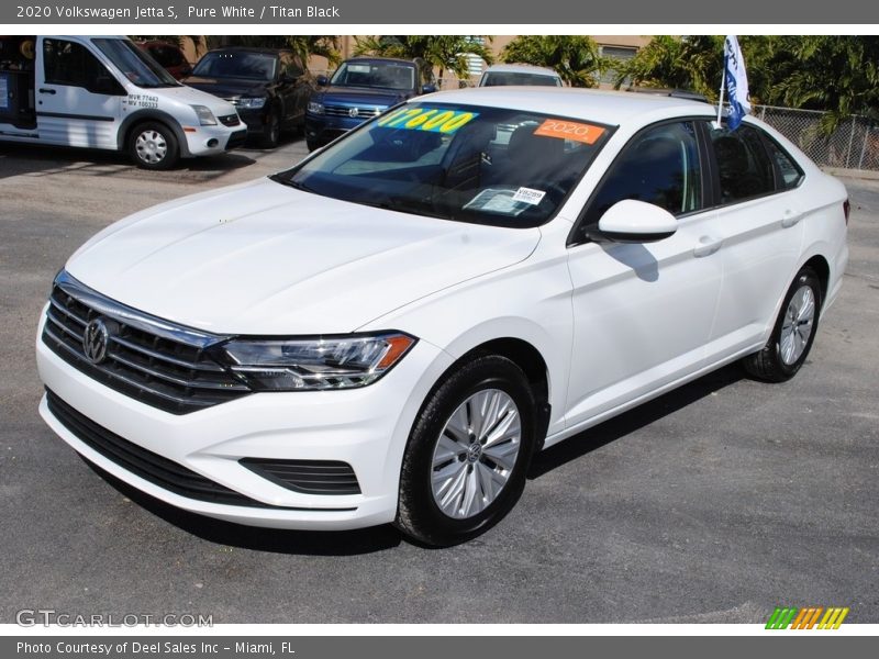 Pure White / Titan Black 2020 Volkswagen Jetta S