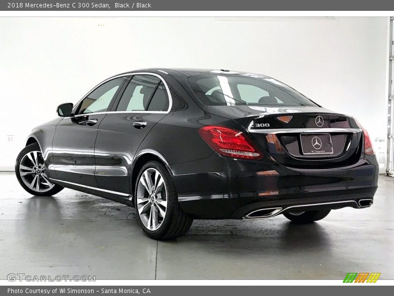 Black / Black 2018 Mercedes-Benz C 300 Sedan