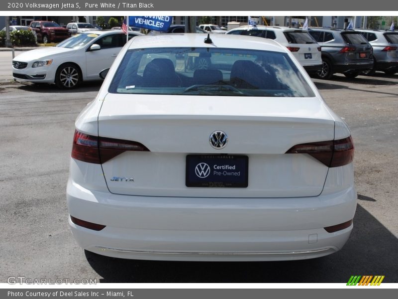 Pure White / Titan Black 2020 Volkswagen Jetta S
