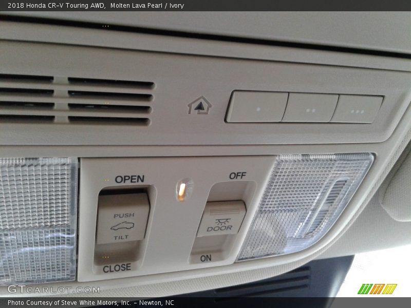 Molten Lava Pearl / Ivory 2018 Honda CR-V Touring AWD