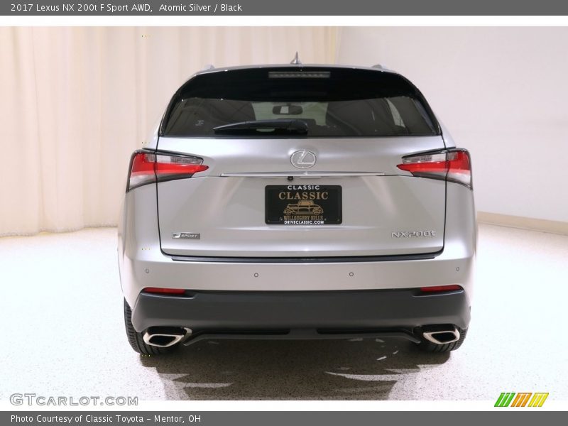 Atomic Silver / Black 2017 Lexus NX 200t F Sport AWD