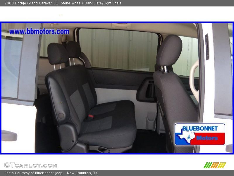 Stone White / Dark Slate/Light Shale 2008 Dodge Grand Caravan SE