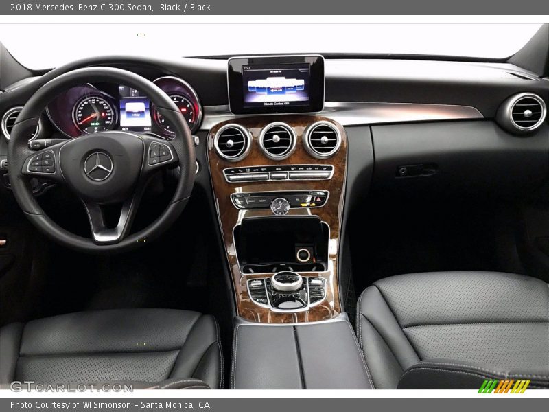 Black / Black 2018 Mercedes-Benz C 300 Sedan