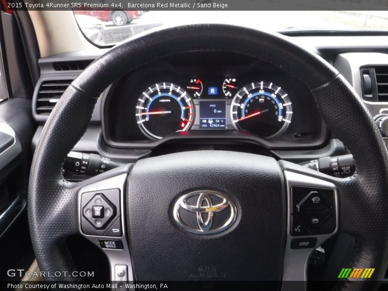 Barcelona Red Metallic / Sand Beige 2015 Toyota 4Runner SR5 Premium 4x4
