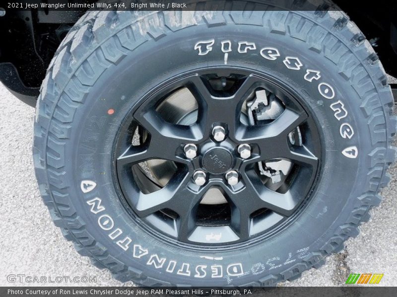 Bright White / Black 2021 Jeep Wrangler Unlimited Willys 4x4