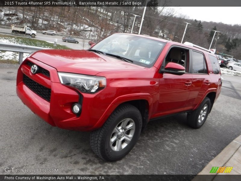 Barcelona Red Metallic / Sand Beige 2015 Toyota 4Runner SR5 Premium 4x4