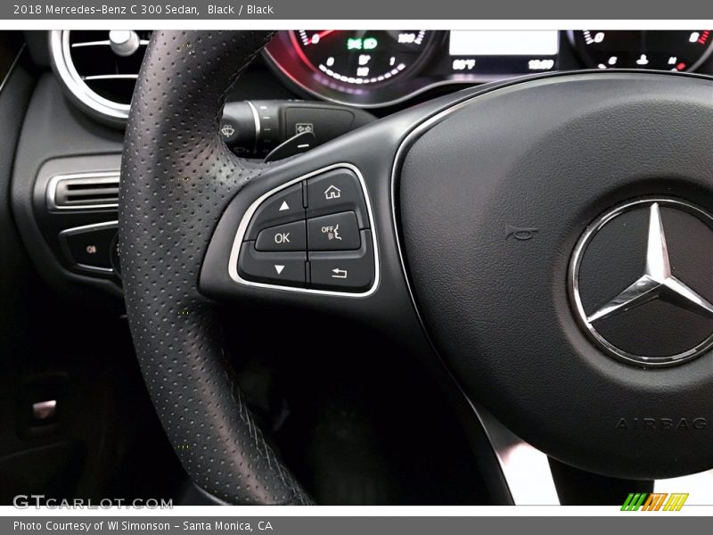 Black / Black 2018 Mercedes-Benz C 300 Sedan