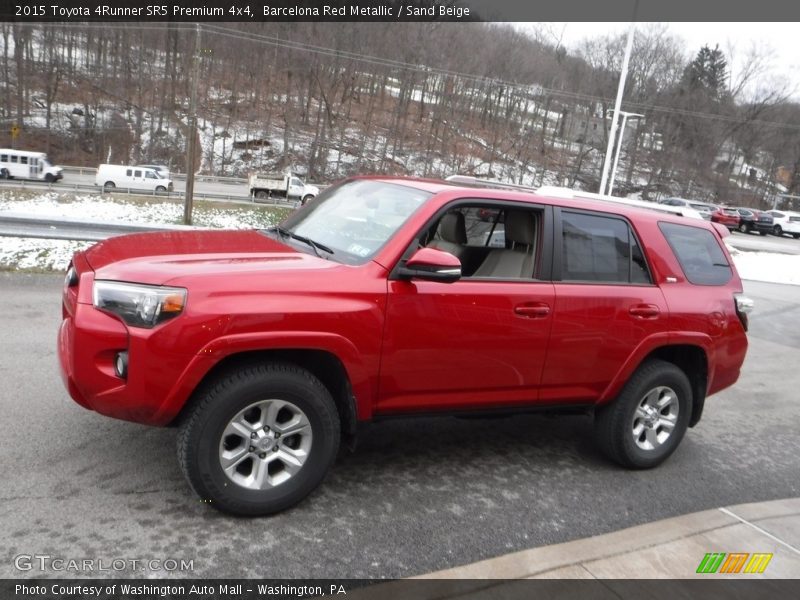 Barcelona Red Metallic / Sand Beige 2015 Toyota 4Runner SR5 Premium 4x4