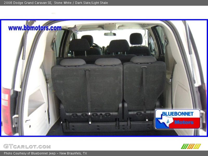 Stone White / Dark Slate/Light Shale 2008 Dodge Grand Caravan SE