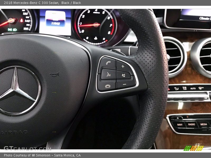Black / Black 2018 Mercedes-Benz C 300 Sedan