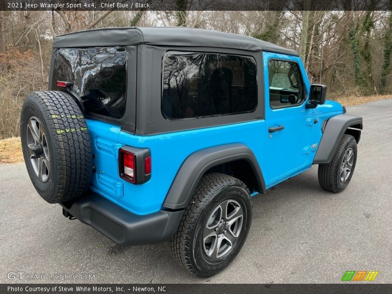 Chief Blue / Black 2021 Jeep Wrangler Sport 4x4