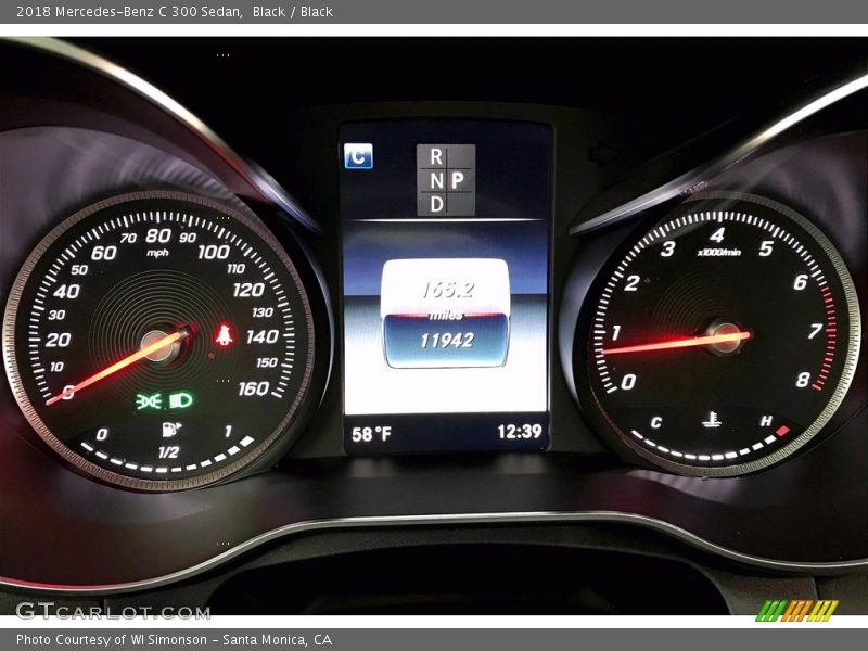 Black / Black 2018 Mercedes-Benz C 300 Sedan