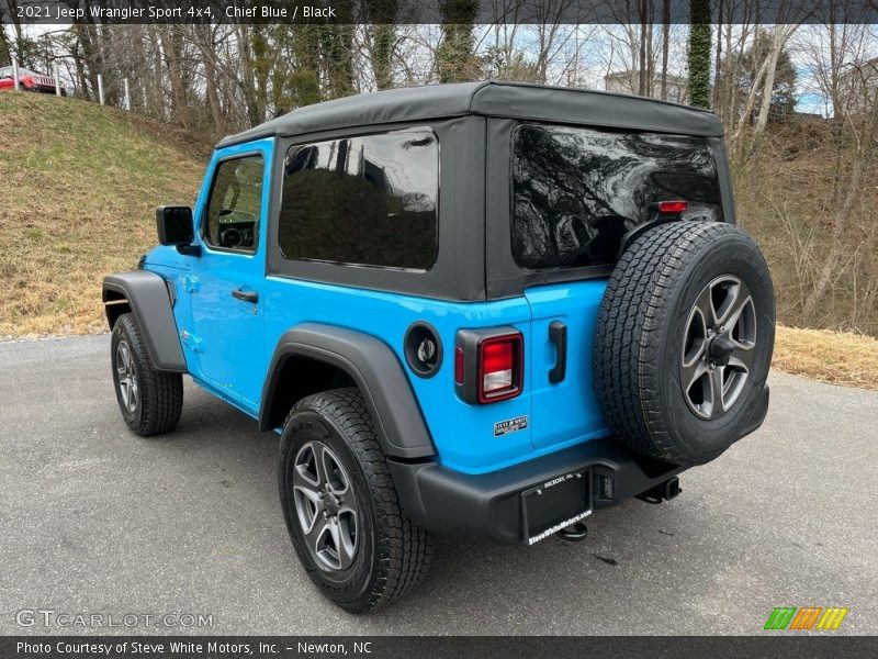 Chief Blue / Black 2021 Jeep Wrangler Sport 4x4