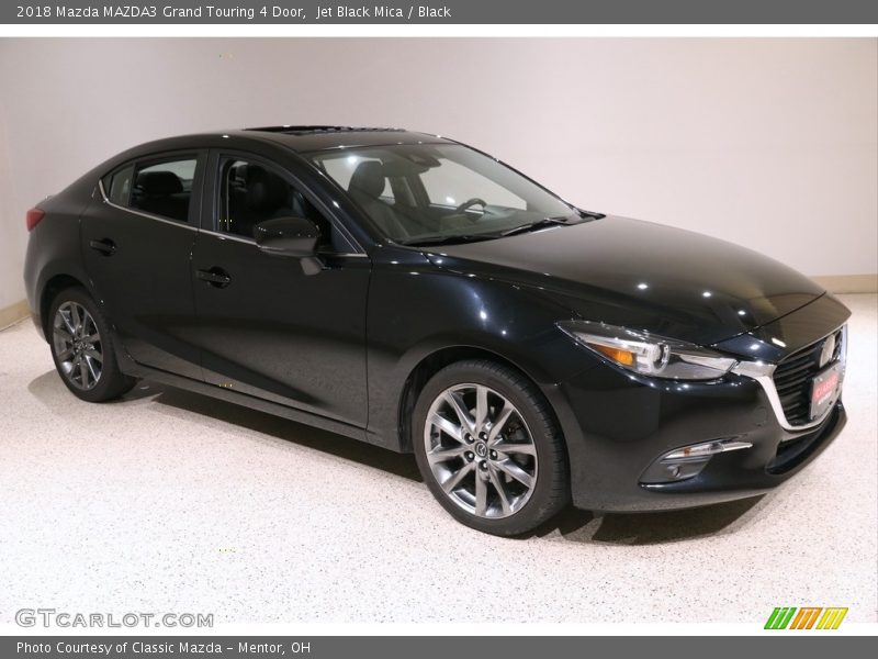 Jet Black Mica / Black 2018 Mazda MAZDA3 Grand Touring 4 Door