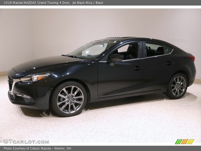 Jet Black Mica / Black 2018 Mazda MAZDA3 Grand Touring 4 Door
