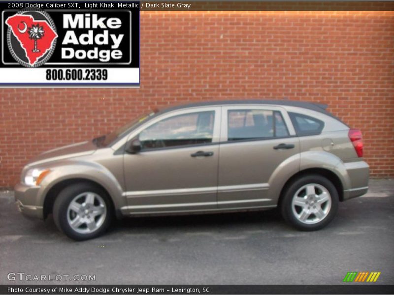 Light Khaki Metallic / Dark Slate Gray 2008 Dodge Caliber SXT