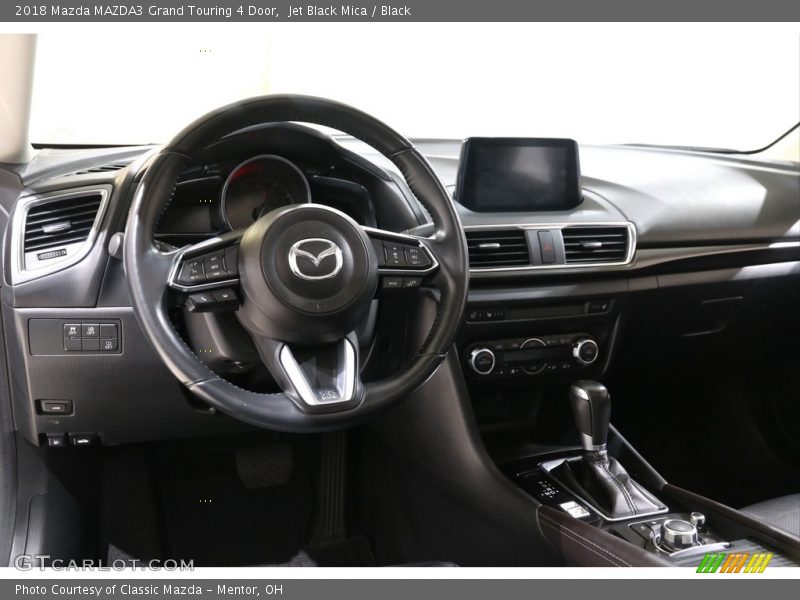 Jet Black Mica / Black 2018 Mazda MAZDA3 Grand Touring 4 Door