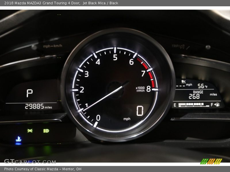 Jet Black Mica / Black 2018 Mazda MAZDA3 Grand Touring 4 Door
