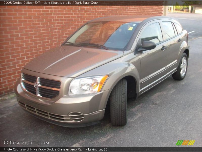 Light Khaki Metallic / Dark Slate Gray 2008 Dodge Caliber SXT