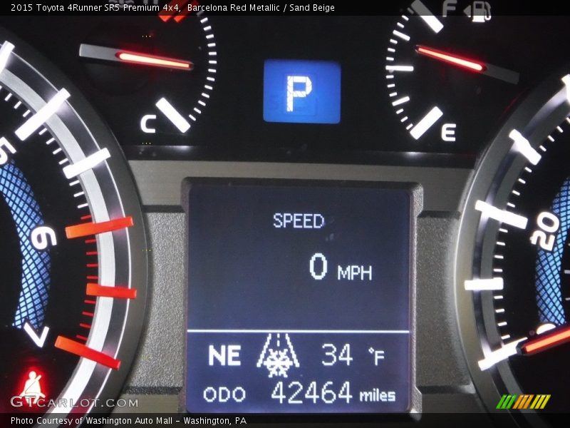 Barcelona Red Metallic / Sand Beige 2015 Toyota 4Runner SR5 Premium 4x4