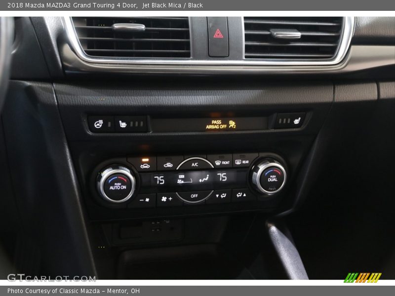 Jet Black Mica / Black 2018 Mazda MAZDA3 Grand Touring 4 Door