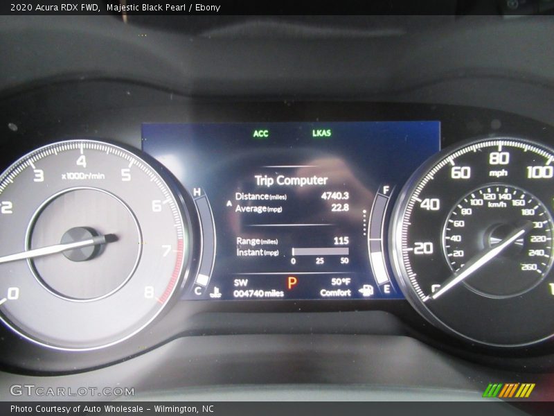 Majestic Black Pearl / Ebony 2020 Acura RDX FWD