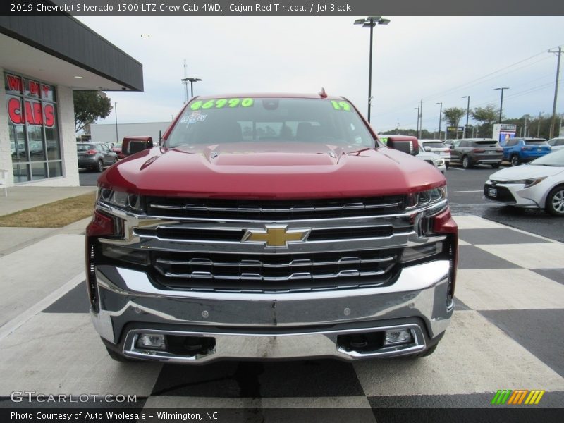 Cajun Red Tintcoat / Jet Black 2019 Chevrolet Silverado 1500 LTZ Crew Cab 4WD