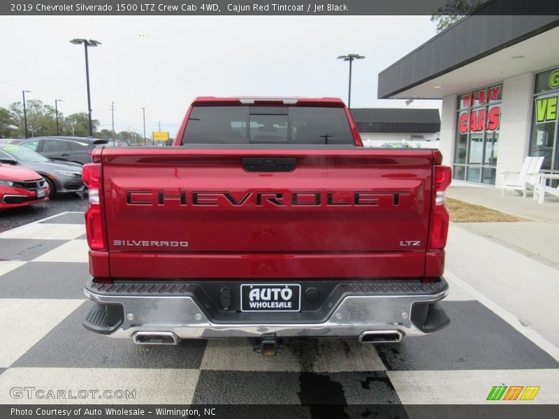 Cajun Red Tintcoat / Jet Black 2019 Chevrolet Silverado 1500 LTZ Crew Cab 4WD