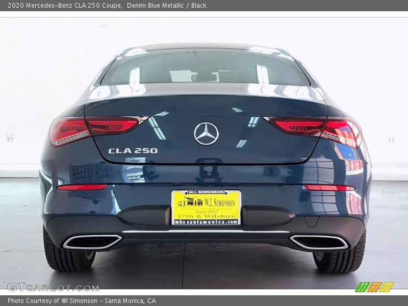 Denim Blue Metallic / Black 2020 Mercedes-Benz CLA 250 Coupe