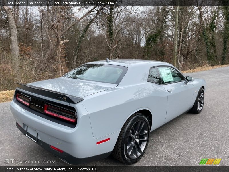 Smoke Show / Black 2021 Dodge Challenger R/T Scat Pack Shaker