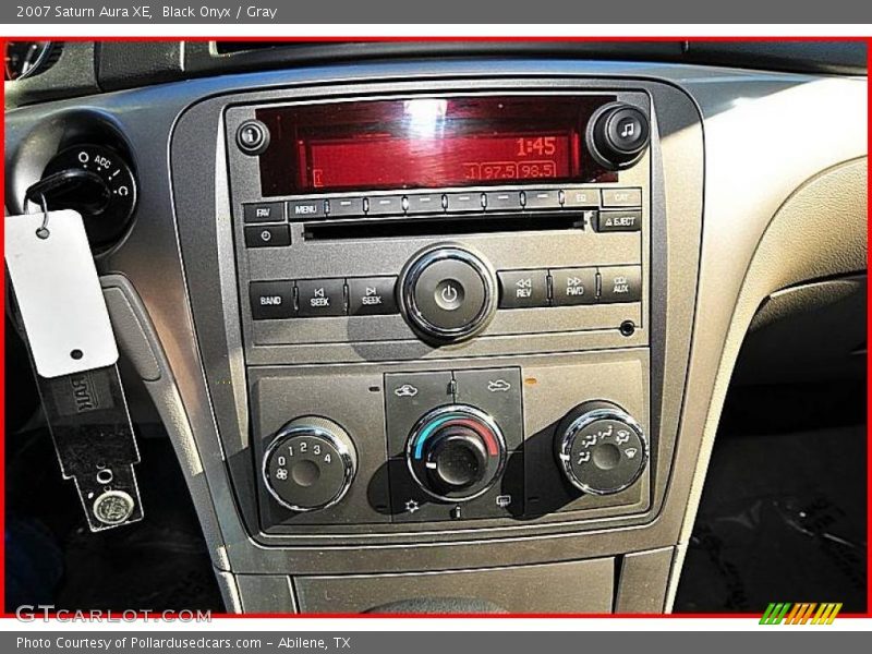 Black Onyx / Gray 2007 Saturn Aura XE