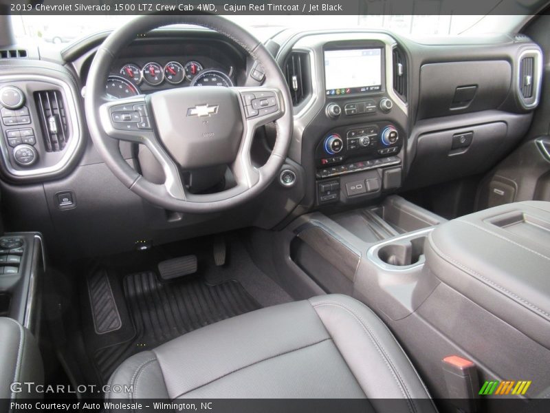 Cajun Red Tintcoat / Jet Black 2019 Chevrolet Silverado 1500 LTZ Crew Cab 4WD