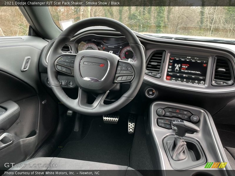 Smoke Show / Black 2021 Dodge Challenger R/T Scat Pack Shaker