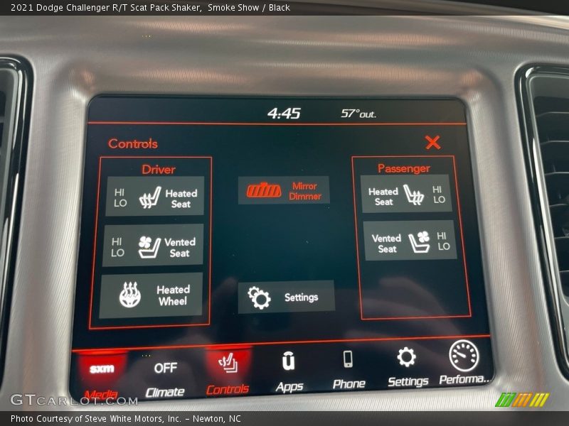 Smoke Show / Black 2021 Dodge Challenger R/T Scat Pack Shaker