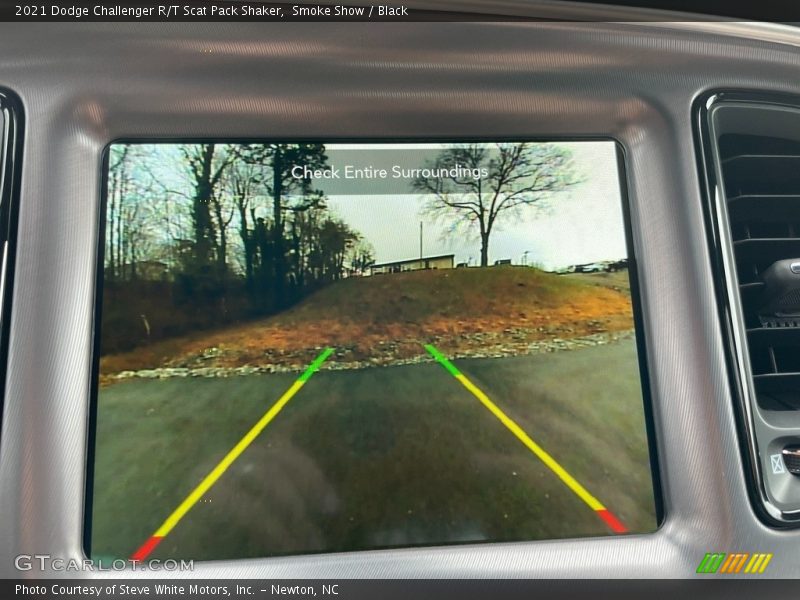 Smoke Show / Black 2021 Dodge Challenger R/T Scat Pack Shaker