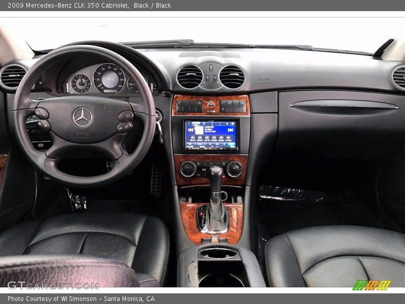 Black / Black 2009 Mercedes-Benz CLK 350 Cabriolet