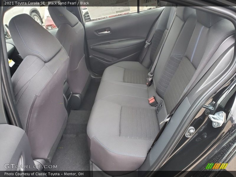 Black Sand Pearl / Black 2021 Toyota Corolla SE