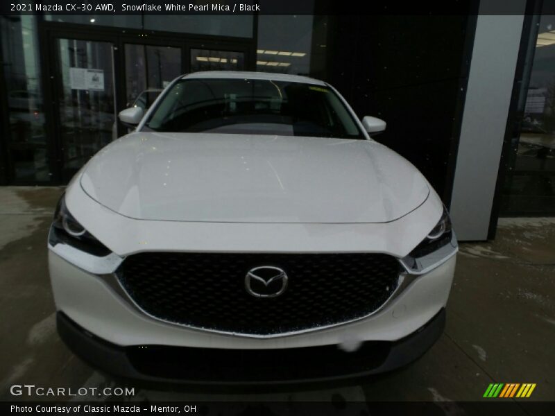 Snowflake White Pearl Mica / Black 2021 Mazda CX-30 AWD