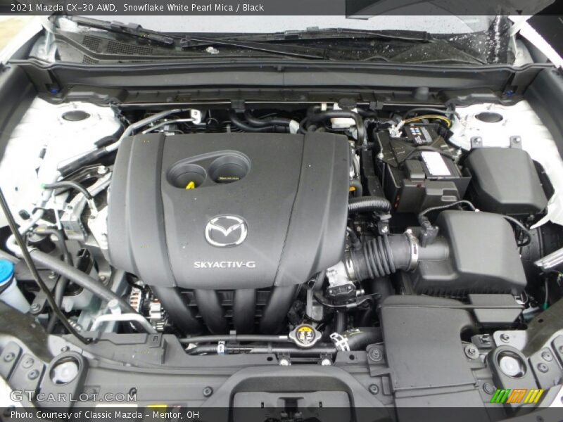 Snowflake White Pearl Mica / Black 2021 Mazda CX-30 AWD