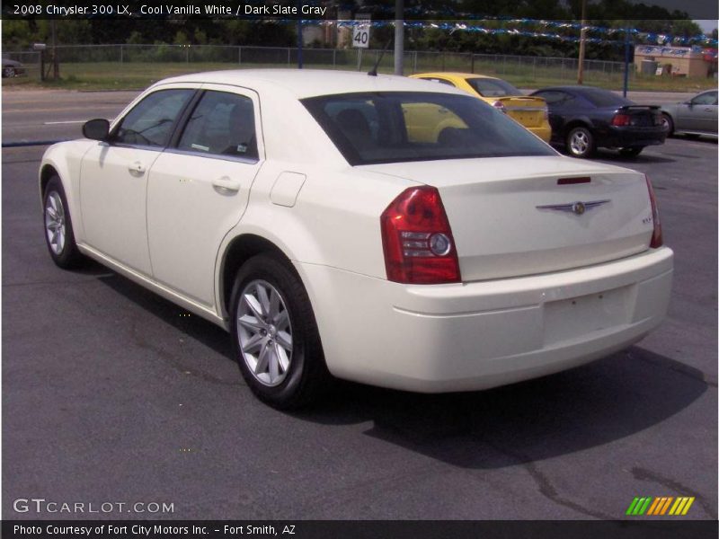 Cool Vanilla White / Dark Slate Gray 2008 Chrysler 300 LX