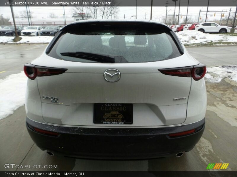 Snowflake White Pearl Mica / Black 2021 Mazda CX-30 AWD