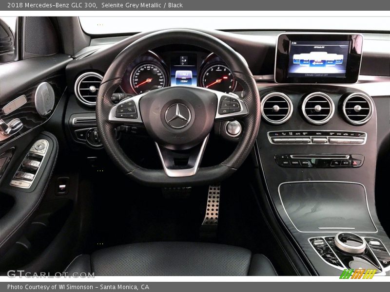 Selenite Grey Metallic / Black 2018 Mercedes-Benz GLC 300