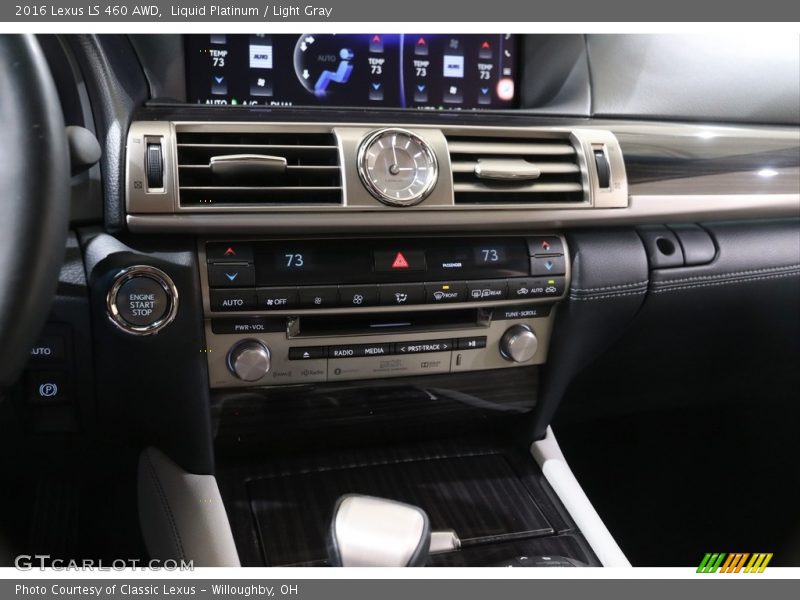 Controls of 2016 LS 460 AWD