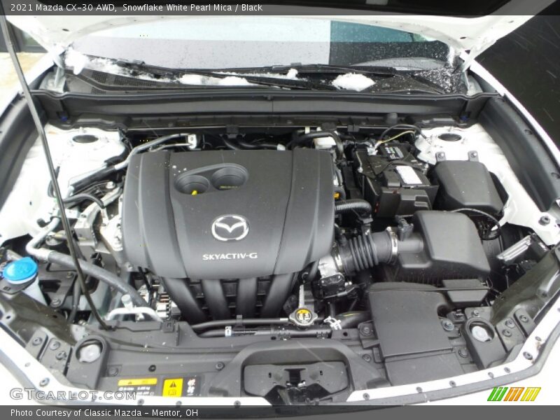 Snowflake White Pearl Mica / Black 2021 Mazda CX-30 AWD