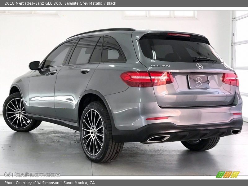 Selenite Grey Metallic / Black 2018 Mercedes-Benz GLC 300