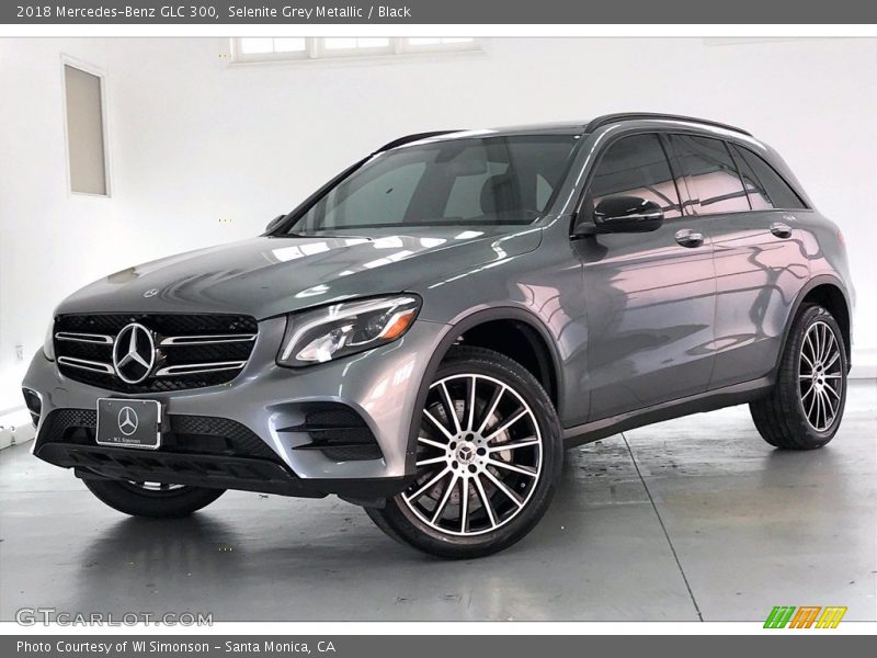 Selenite Grey Metallic / Black 2018 Mercedes-Benz GLC 300