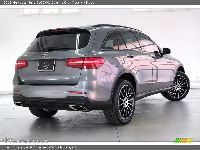 Selenite Grey Metallic / Black 2018 Mercedes-Benz GLC 300