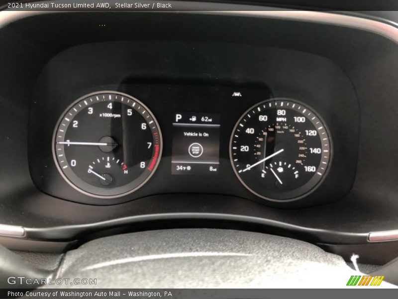 Stellar Silver / Black 2021 Hyundai Tucson Limited AWD