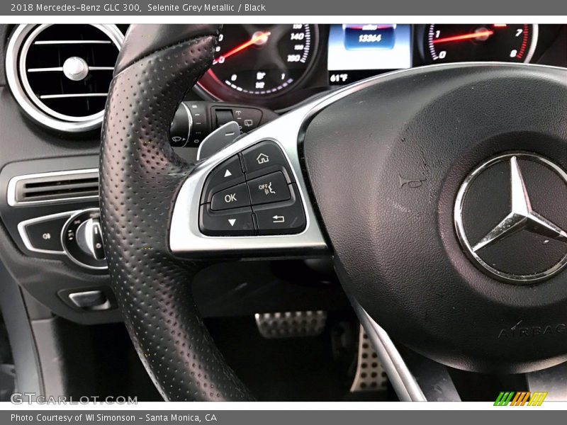 Selenite Grey Metallic / Black 2018 Mercedes-Benz GLC 300
